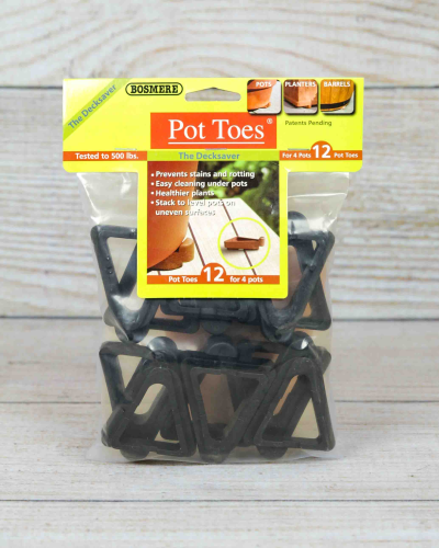 Black Bosmere Pot Toes | Bath Garden Center